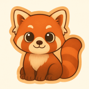 PANEL ŇUŇÁNEK ČERVENÁ PANDA