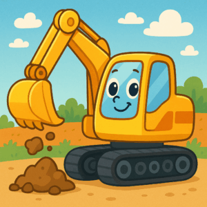 PANEL DĚTSKÝ BAGR 1