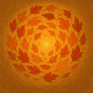 PANEL KRUH Z LISTŮ 1