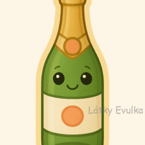 PANEL ŇUŇÁNEK LAHEV VÍNA