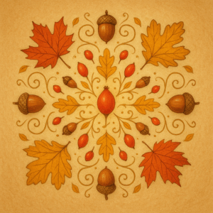 PANEL PODZIMNÍ MANDALA 1