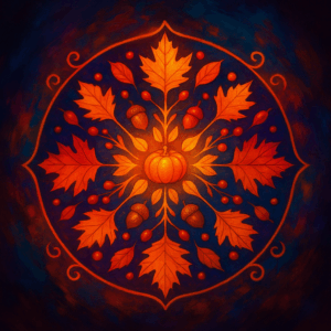 PANEL PODZIMNÍ MANDALA 2