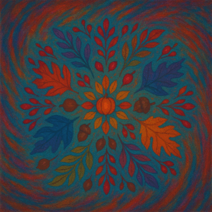 PANEL PODZIMNÍ MANDALA 3