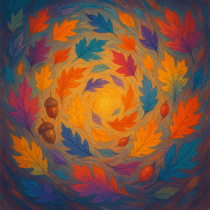 PANEL PODZIMNÍ VÍR LISTŮ 1