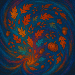 PANEL PODZIMNÍ VÍR LISTŮ 3