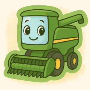 PANEL ŇUŇÁNEK ZELENÝ KOMBAJN