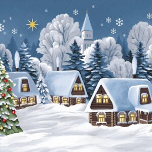 Vaflovina  Vánoční vesnička