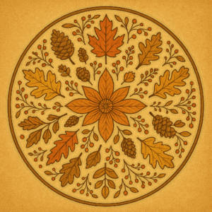 PANEL PODZIMNÍ MANDALA 4