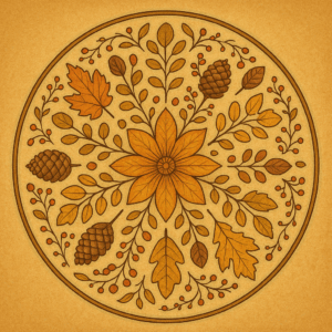 PANEL PODZIMNÍ MANDALA 5