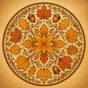 PANEL PODZIMNÍ MANDALA 6