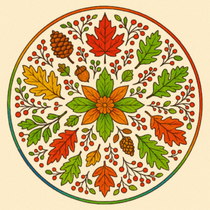 PANEL PODZIMNÍ MANDALA 9