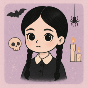 PANEL SMUTNÁ GOTHIC DÍVKA