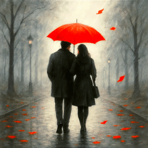 PANEL PÁR POD DEŠTNÍKEM