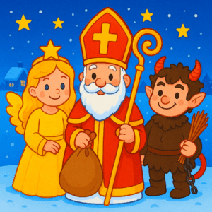 PANEL ANDĚL,ČERT A MIKULÁŠ 2