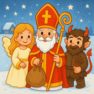 PANEL ANDĚL,ČERT A MIKULÁŠ 3