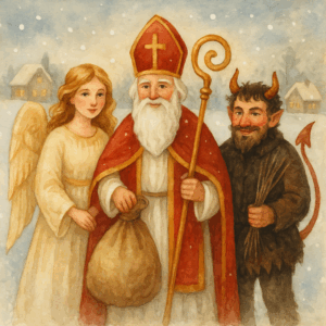 PANEL ANDĚL,ČERT A MIKULÁŠ 4