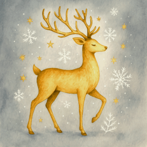 PANEL JELEN NA ŠEDÉ