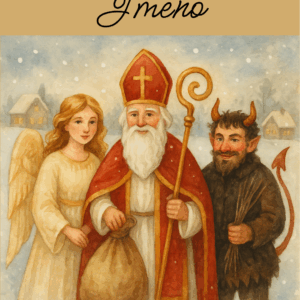 Mikulášský panel - ANDĚL ČERT A MIKULÁŠ 4 - SE JMÉNEM NA PŘÁNÍ