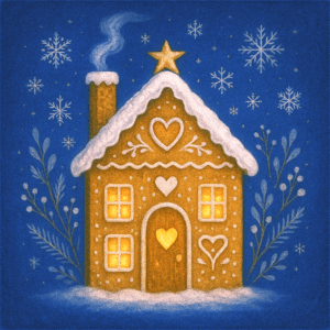 PANEL PERNÍKOVÁ CHALOUPKA NA MODRÉ