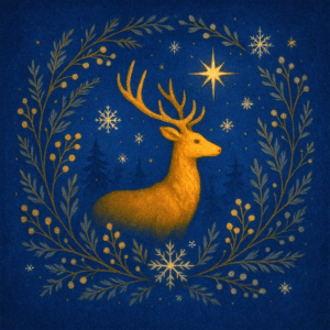 PANEL VÁNOČNÍ JELEN
