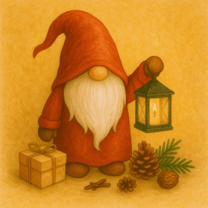 PANEL VÁNOČNÍ SKŘÍTEK S LUCERNOU