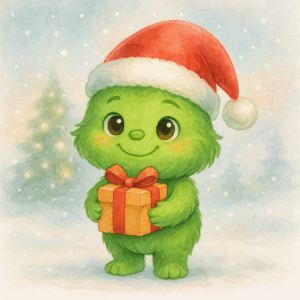 PANEL ZELENÝ SKŘÍTEK S DÁRKEM