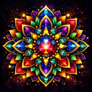 PANEL DIAMANTOVÁ MANDALA