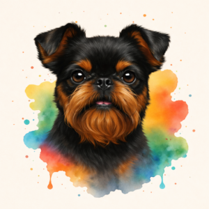 PANEL GRIFFONEK VODOVKOVÉ POZADÍ