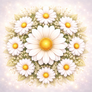 PANEL KVĚTINOVÁ MANDALA - KOPRETINA