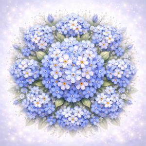 PANEL KVĚTINOVÁ MANDALA - POMNĚNKA