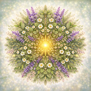 PANEL KVĚTINOVÁ MANDALA - BYLINKY