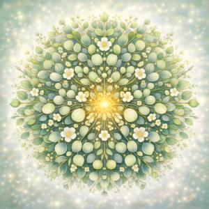 PANEL KVĚTINOVÁ MANDALA - EUKALYPTUS