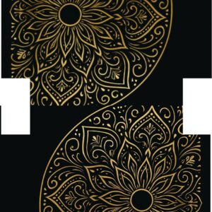 PANEL KOSMETICKÁ TAŠTIČKA - ZLATÁ MANDALA 4