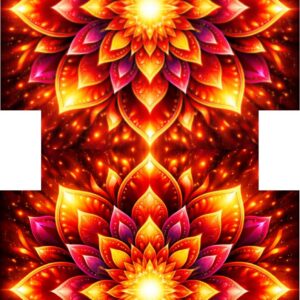 PANEL KOSMETICKÁ TAŠTIČKA - ZÁŘIVÁ MANDALA