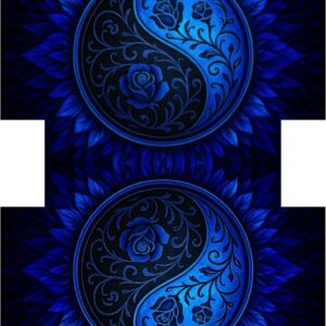 PANEL KOSMETICKÁ TAŠTIČKA -  MANDALA MODRÁ RŮŽE