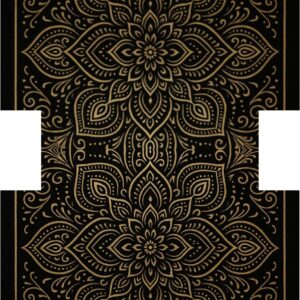 PANEL KOSMETICKÁ TAŠTIČKA -  ZLATÁ MANDALA 2