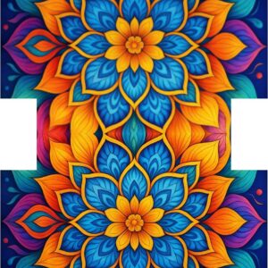 PANEL KOSMETICKÁ TAŠTIČKA - BAREVNÁ MANDALA 1