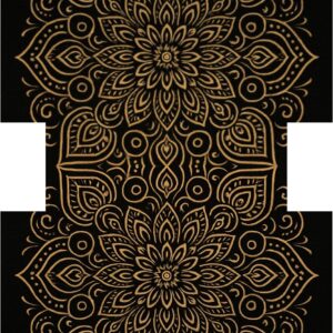 PANEL KOSMETICKÁ TAŠTIČKA - ZLATÁ MANDALA 3