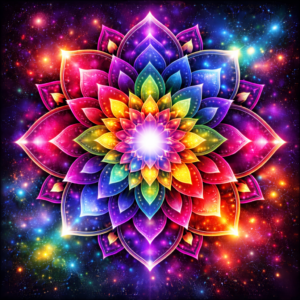 PANEL MANDALA RAINBOW