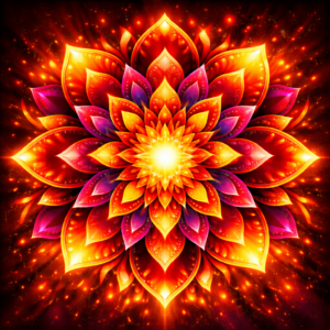 PANEL ZÁŘIVÁ MANDALA