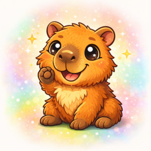 PANEL MÁVAJÍCÍ KAPYBARA