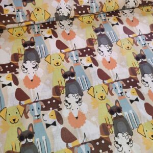 Plátno Barevní pejsci