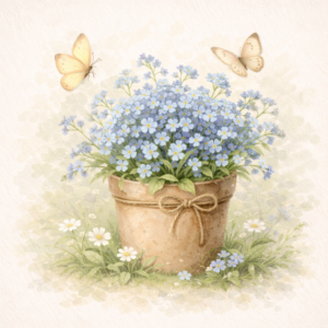 PANEL POMNĚNKY V KVĚTINÁČI