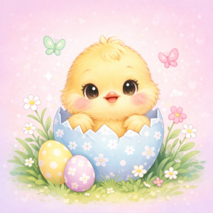 PANEL VELIKONOČNÍ KUŘÁTKO 1