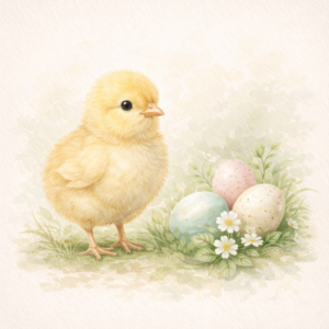 PANEL VELIKONOČNÍ KUŘÁTKO 3