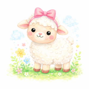 PANEL VELIKONOČNÍ OVEČKA 2