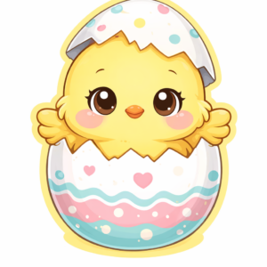 ŇUŇÁNEK VELIKONOČNÍ KUŘÁTKO VE SKOŘÁPCE