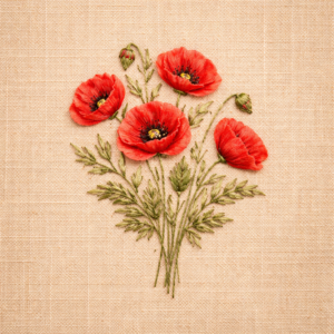 PANEL VLČÍ MÁKY NA LNU