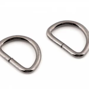 POLOKROUŽEK 20mm - ČERNÝ NIKL