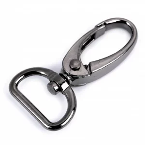 KARABINA 20 mm ČERNÝ NIKL